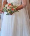 Second Hand Brautkleid Bianco Prinzessin Gr. 50 Maßgeschneidert Foto 3