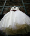 Second Hand Brautkleid www.zauberkleid.de A-Linie Gr. 42 Maßgeschneidert Foto 5