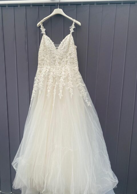 Second Hand Brautkleid A-Linie Gr. 42 Foto 1