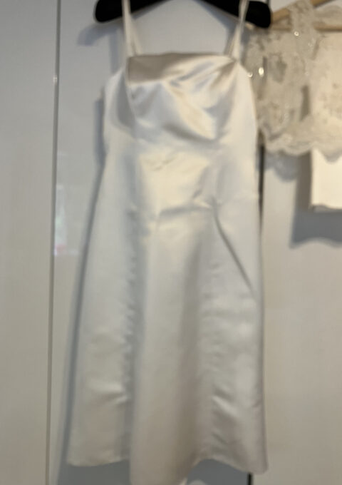 Second Hand Brautkleid Alinie kurz A-Linie Gr. 38 Foto 1