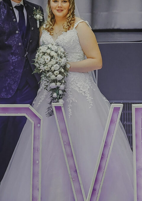 Second Hand Brautkleid Prinzessin Gr. 42 Foto 1