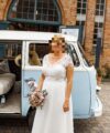 Second Hand Brautkleid Bianco Evento Natalie A-Linie Gr. 46 Foto 1