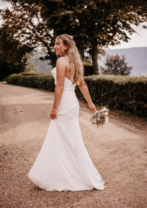 Second Hand Brautkleid Rembo Styling Zoey Empire Gr. 38 Foto 1