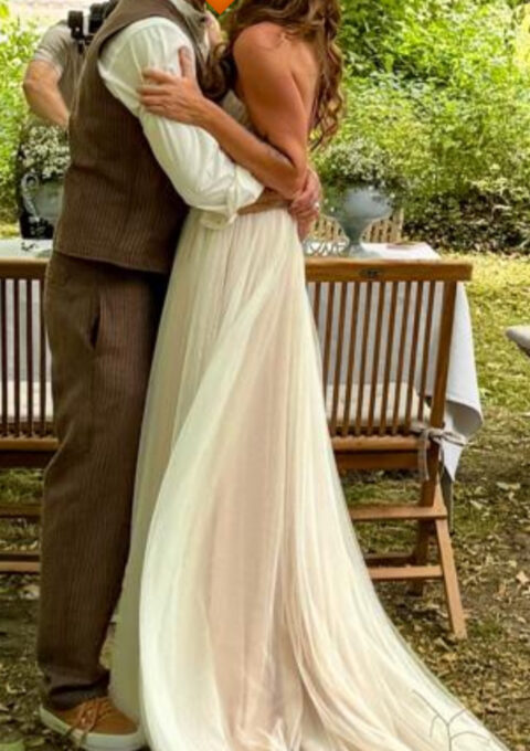 Second Hand Brautkleid Justin Alexander Boho Gr. 36 Foto 1