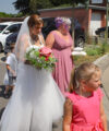 Second Hand Brautkleid Wiewet 23277 A-Linie Gr. 42 Foto 4