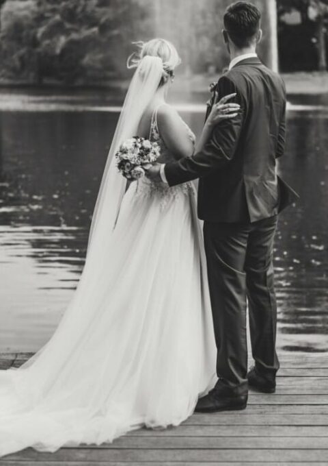 Second Hand Brautkleid DL Fit and Flare Gr. 42 Foto 1