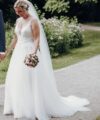 Second Hand Brautkleid DL Fit and Flare Gr. 42 Foto 2