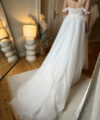 Second Hand Brautkleid Bianco Evento A-Linie Gr. 44 Neu & ungetragen Foto 6