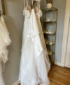 Second Hand Brautkleid Bianco Evento A-Linie Gr. 44 Neu & ungetragen Foto 4