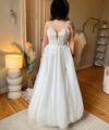 Second Hand Brautkleid Bianco Evento A-Linie Gr. 44 Neu & ungetragen Foto 1