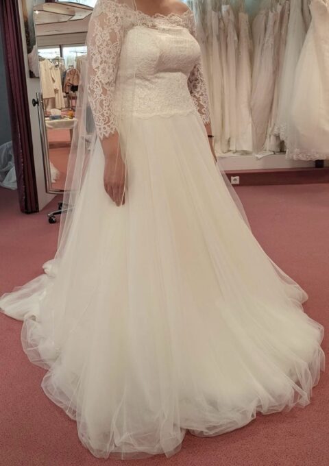 Second Hand Brautkleid A-Linie Gr. 46 Neu & ungetragen Foto 1