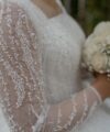 Second Hand Brautkleid Gelinlik 21 Prinzessin Gr. 36 Maßgeschneidert Foto 3