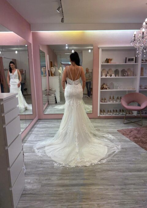 Second Hand Brautkleid Jarice Kater Fit and Flare Gr. 38 Foto 1
