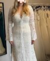 Second Hand Brautkleid Nana Couture NC3144 Boho Gr. 42 Neu & ungetragen Foto 2