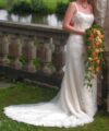 Second Hand Brautkleid La Sposa Palmer Meerjungfrau Gr. 38 Foto 2