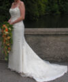 Second Hand Brautkleid La Sposa Palmer Meerjungfrau Gr. 38 Foto 3