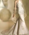 Second Hand Brautkleid La Sposa Palmer Meerjungfrau Gr. 38 Foto 1