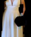 Second Hand Brautkleid Bianco Evento Pola A-Linie Gr. 44 Foto 2