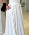 Second Hand Brautkleid Bianco Evento Pola A-Linie Gr. 44 Foto 5