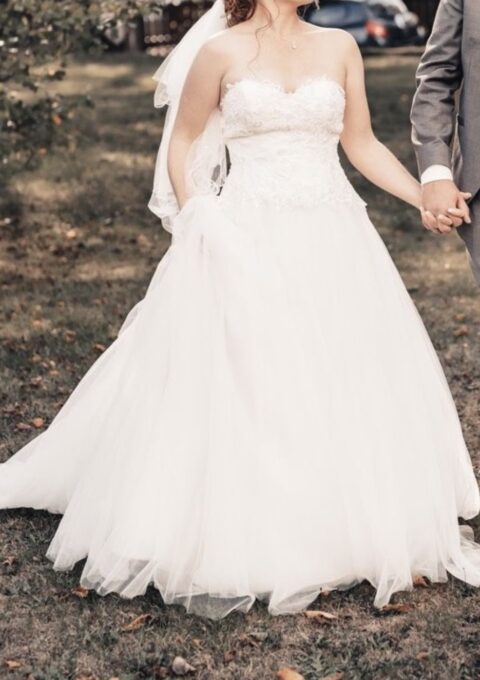 Second Hand Brautkleid Modeca Alaska Prinzessin Gr. 40 Foto 1