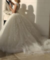 Second Hand Brautkleid maßgeschneidert Prinzessin Gr. 34 Maßgeschneidert Foto 2