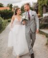 Second Hand Brautkleid Sanna Lindström Sina A-Linie Gr. 34 Foto 3