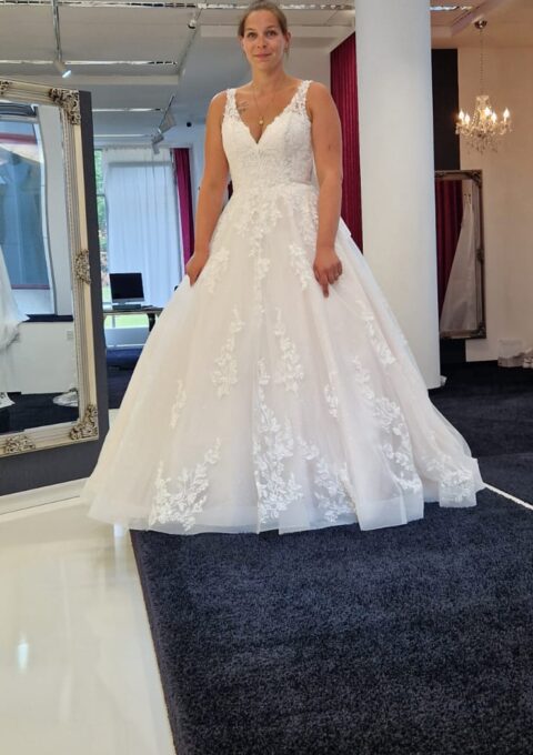 Second Hand Brautkleid Lisa Donetti 62964 A-Linie Gr. 42 Foto 1