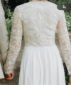 Second Hand Brautkleid Victoria Rüsche Fit and Flare Gr. 34 Foto 2