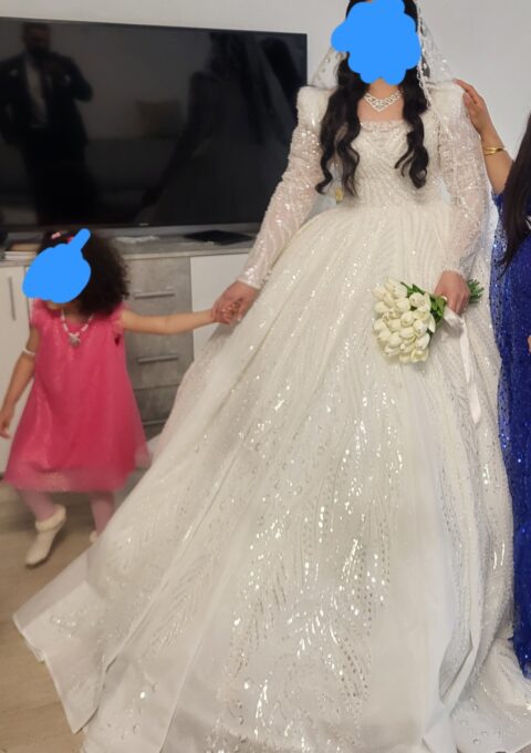 Second Hand Brautkleid Prinzessin Gr. 38 Foto 1