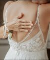 Second Hand Brautkleid Lillian West Style Nummer: 66181, Farbe: Ivory / Nude A-Linie Gr. 40 Foto 4