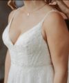 Second Hand Brautkleid Lillian West Style Nummer: 66181, Farbe: Ivory / Nude A-Linie Gr. 40 Foto 5