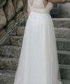Second Hand Brautkleid Bianco Evento Electra A-Linie Gr. 46 Foto 1