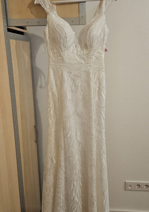 Second Hand Brautkleid Wörth an der Isar Meerjungfrau Gr. 40 Maßgeschneidert Foto 1