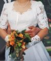 Second Hand Brautkleid A-Linie Gr. 40 Foto 3