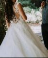 Second Hand Brautkleid Agora 16-20 A-Linie Gr. 38 Foto 1