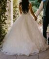 Second Hand Brautkleid Agora 16-20 A-Linie Gr. 38 Foto 5
