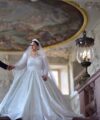 Second Hand Brautkleid La Blanche Prinzessin Gr. 44 Foto 4