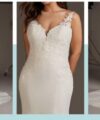 Second Hand Brautkleid Pronovias Barcelona Andromeda Meerjungfrau Gr. 44 Foto 2