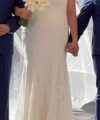Second Hand Brautkleid Pronovias Barcelona Andromeda Meerjungfrau Gr. 44 Foto 6