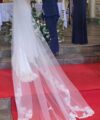 Second Hand Brautkleid Pronovias Barcelona Andromeda Meerjungfrau Gr. 44 Foto 3