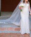 Second Hand Brautkleid Pronovias Barcelona Andromeda Meerjungfrau Gr. 44 Foto 4