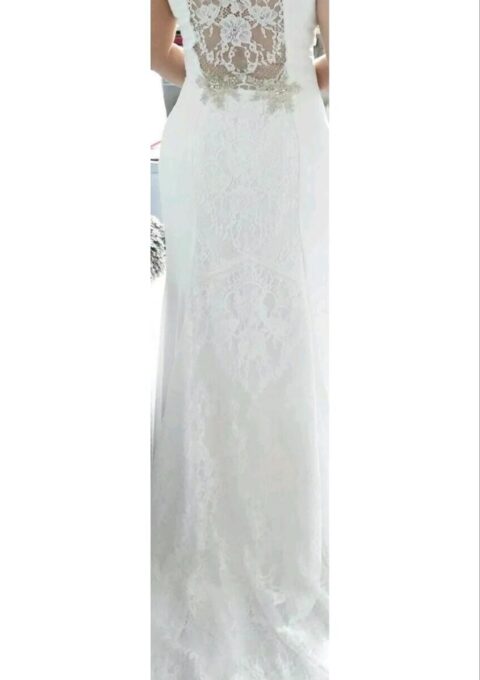 Second Hand Brautkleid CAROL CRUIZ Jumpsuit Gr. 34 Foto 1