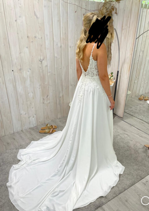 Second Hand Brautkleid A-Linie Gr. 38 Foto 1