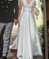 Second Hand Brautkleid Bianco Evento A-Linie Gr. 36 Foto 4
