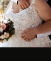 Second Hand Brautkleid Modeca Veronica Prinzessin Gr. 50 Foto 2
