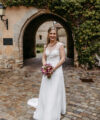 Second Hand Brautkleid White One Barcelona Osuna off-white A-Linie Gr. 34 Foto 1