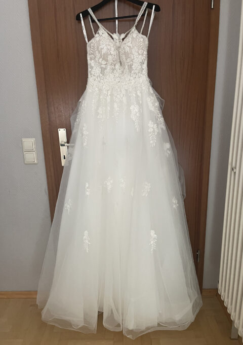 Second Hand Brautkleid Stella York 7156 A-Linie Gr. 34 Neu & ungetragen Foto 1