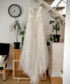 Second Hand Brautkleid Novia D'Art A-Linie Gr. 40 Neu & ungetragen Foto 4
