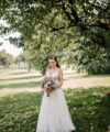 Second Hand Brautkleid Blue A-Linie Gr. 34 Foto 3