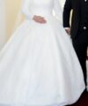 Second Hand Brautkleid Aus einer hochwertigen Boutique in Mannheim, wurde mit Handarbeit geschneidert auf Wunsch Prinzessin Gr. 42 Foto 3